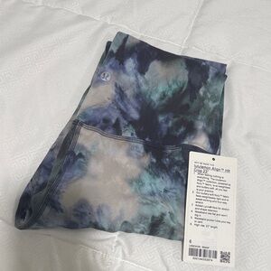 NWT Lululemon Align Nulu Tie-Dye Crop Leggings crop 23” size 6
